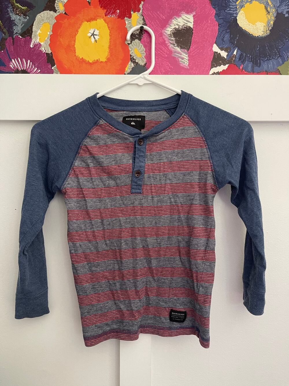 Quiksilver boys 6 striped top